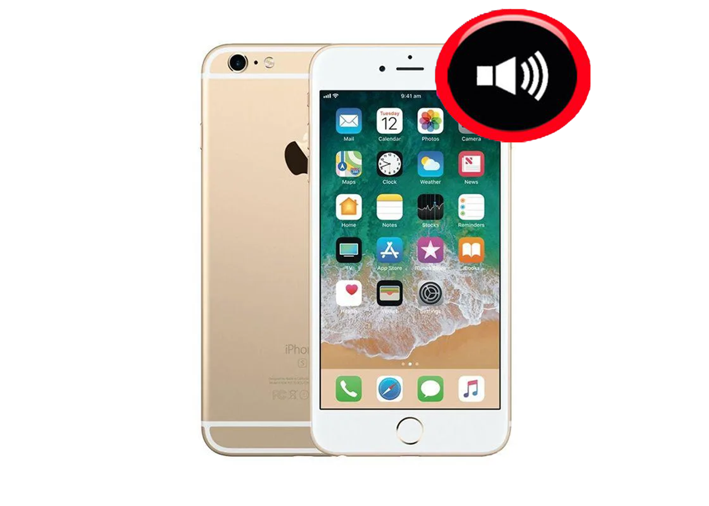 iPhone 6S+ Damaged Speaker Repair Service