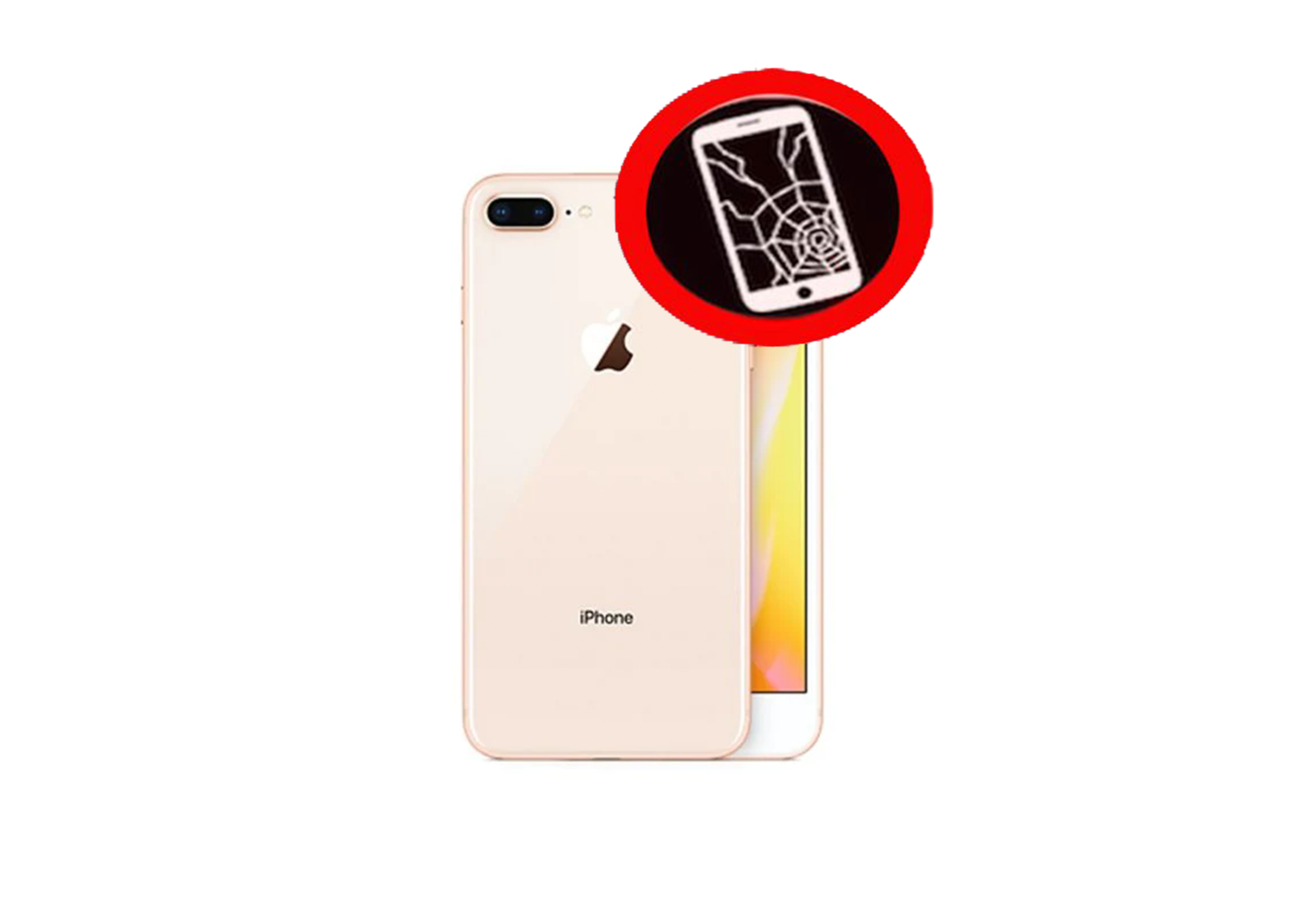 iPhone 8 Plus Damaged Digitizer Repair Service