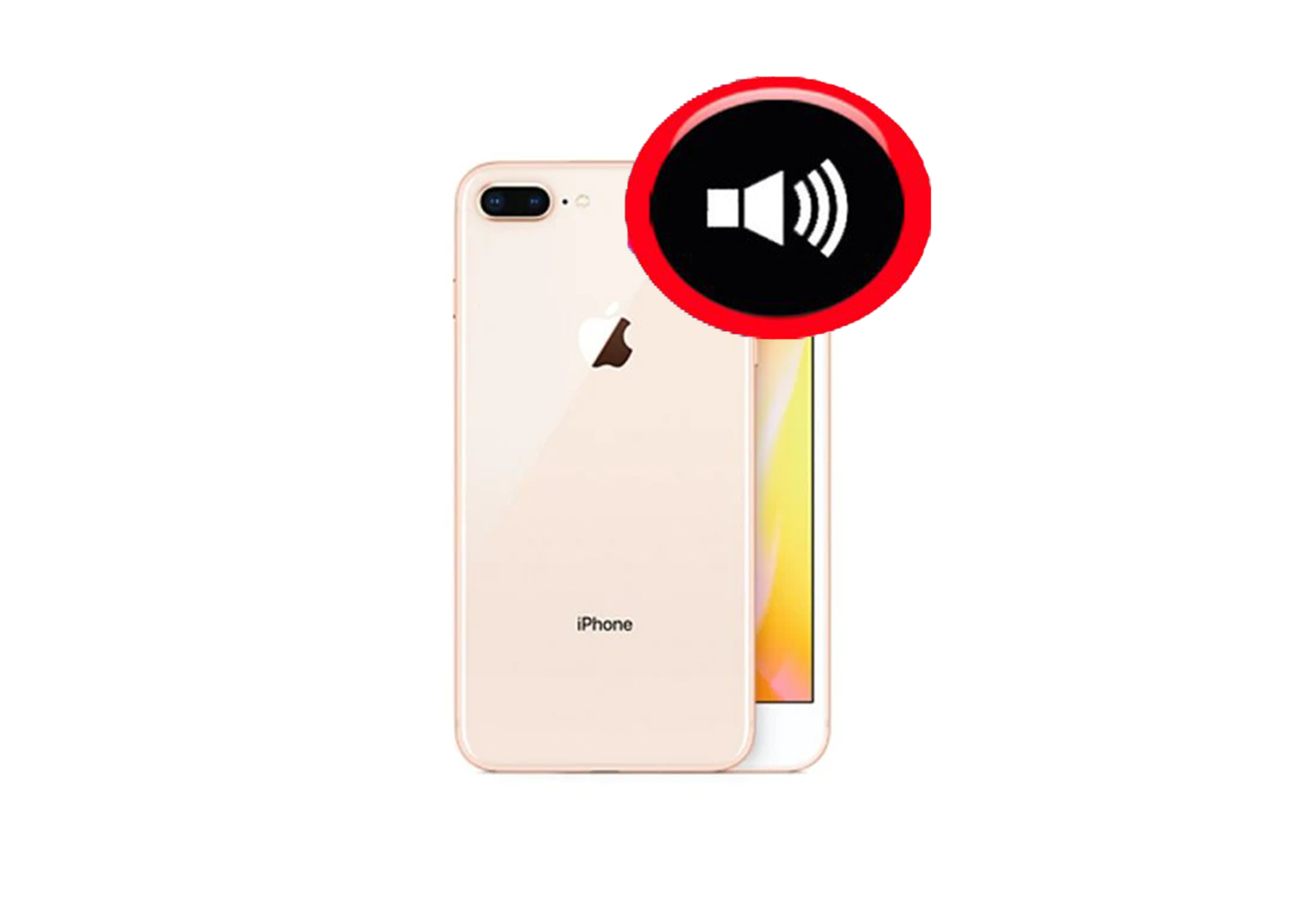 iPhone 8 Plus Damaged Speaker Repair Service