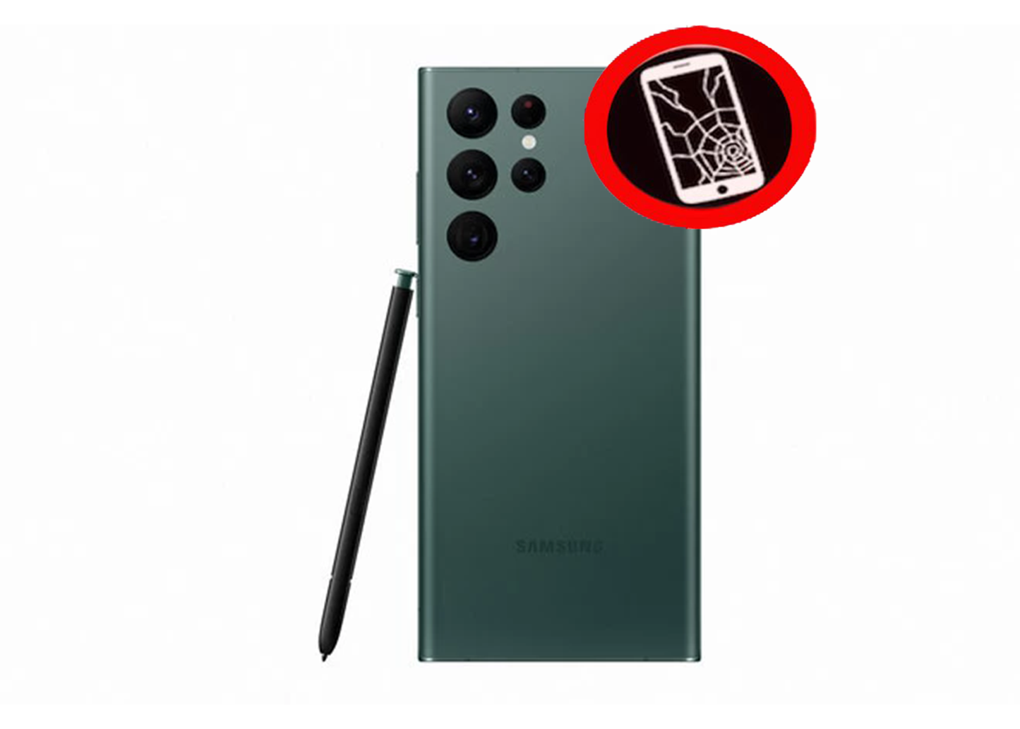 Samsung Galaxy S22 Ultra Damaged Digitizer Repair