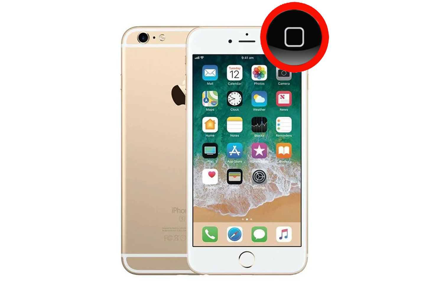 iPhone 6S Damaged Home Button Repair Service